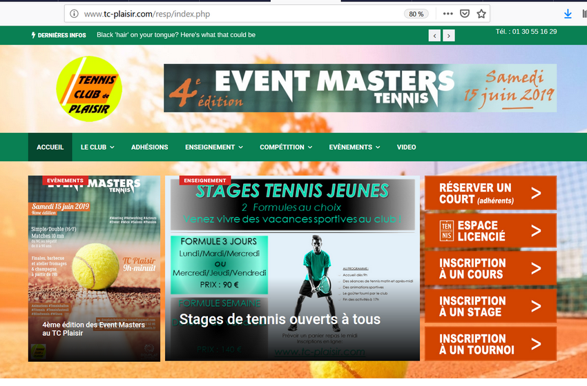 Un nouveau site internet